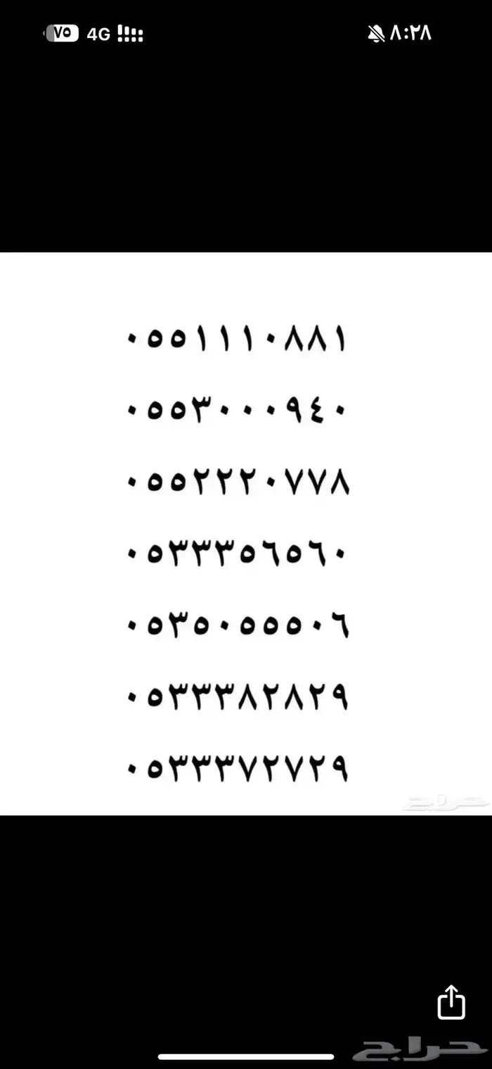 ارقام سوا مميزه 45