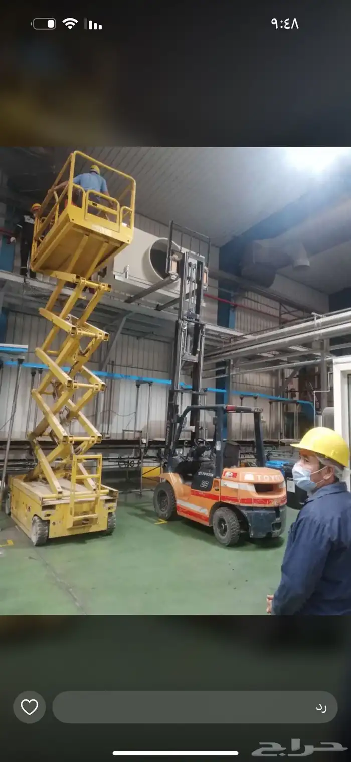 رافعة شوكية و جي سي بي تلسكوبيه بوم للإيجار يومي شهري سنوي 2