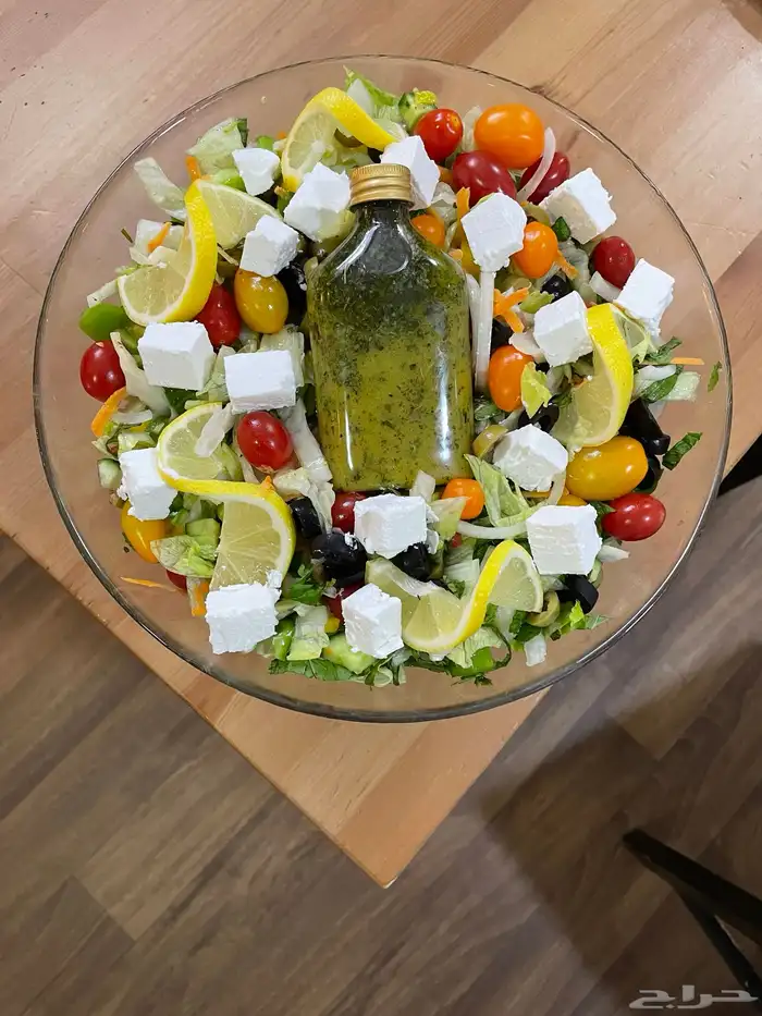 سلطات متنوعة فرش طازجة 2