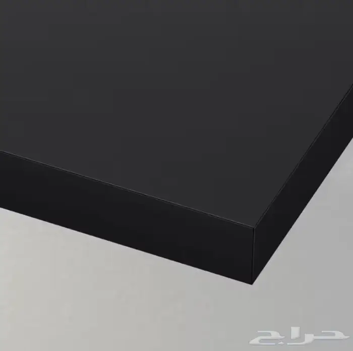 رف حائط خشبي أبيض أسود بني غامق جوزي 6