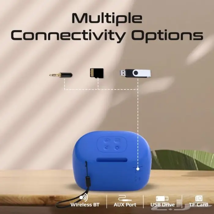 مكبر صوت بلوتوث فائق الجودة بقدرة 5 واط مقاوم للماء 3