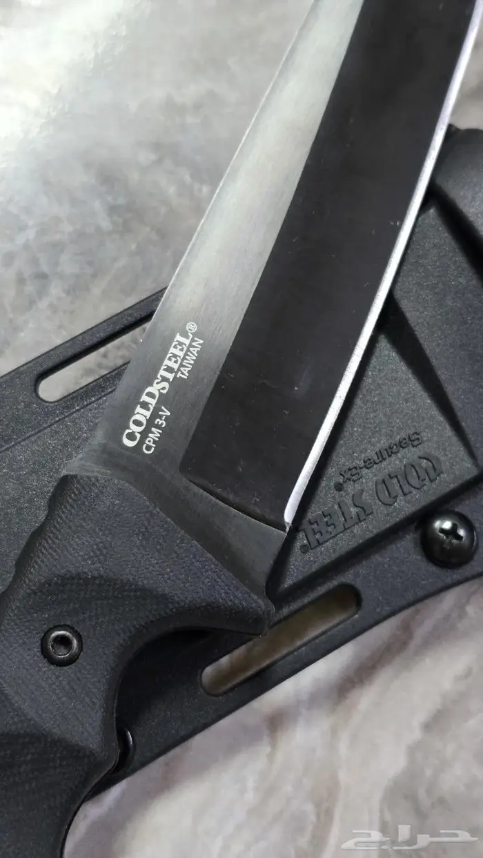 سكين كولد ستيل cold steel معدن 3V الجبار في مقاومة الإنكسار 10