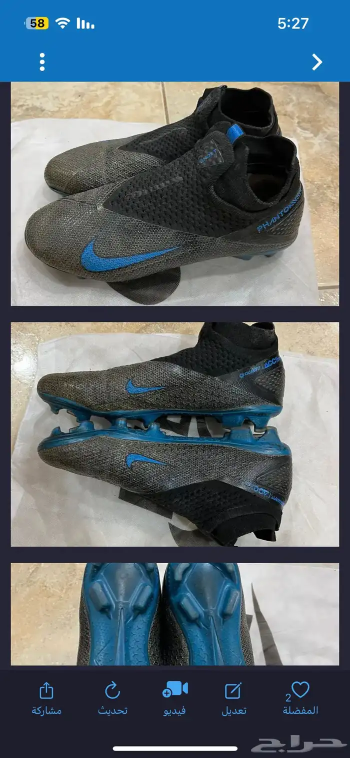 جوتي نايك مقاس 39 مستخدم للبيع ب 50 فقط 1