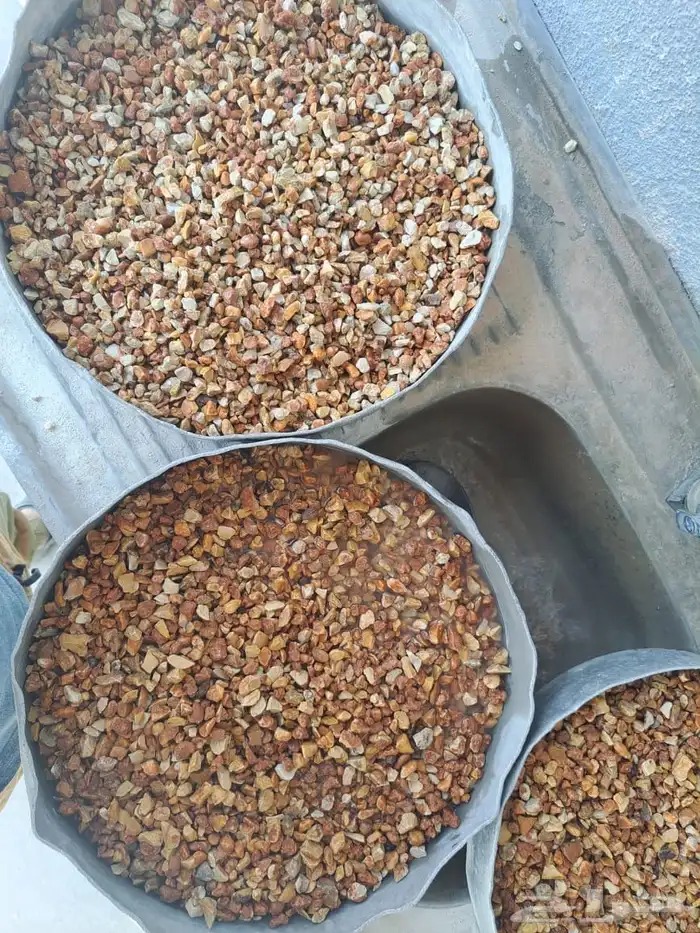 بحص احمر بني. ابيض جميع انواع البحص والرمل 0