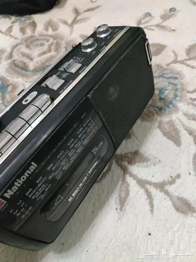 راديو ومسجل ناشيونال نادر نظيف شغال 5