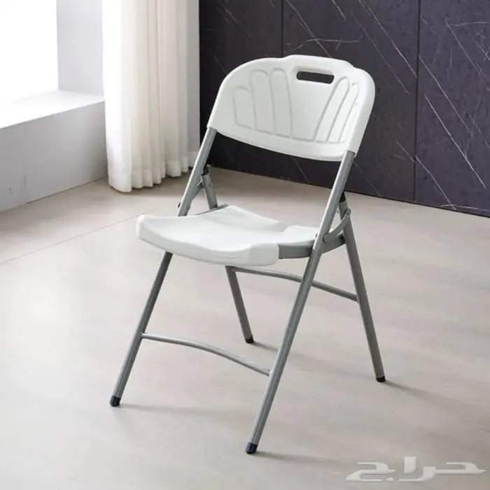 كرسي قابل للطي سطح فيبر وأرجل معدنية .. كرسي فيبر 0