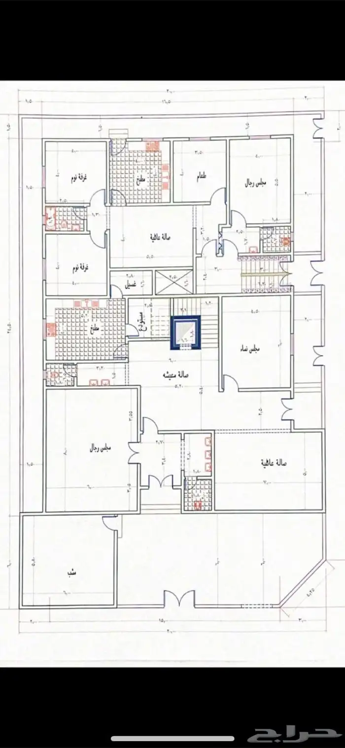 عرض خاص على تصميم المخططات اي مخطط فيلا ب750 ريال 17