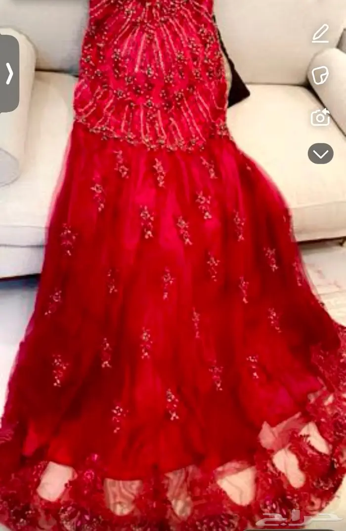 فستان سهره احمر 2