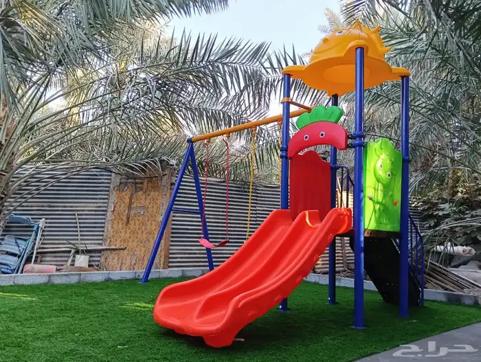 جميع مستلزمات الحدائق من العاب ومراجيح و اعمدة اناره وسلات 0