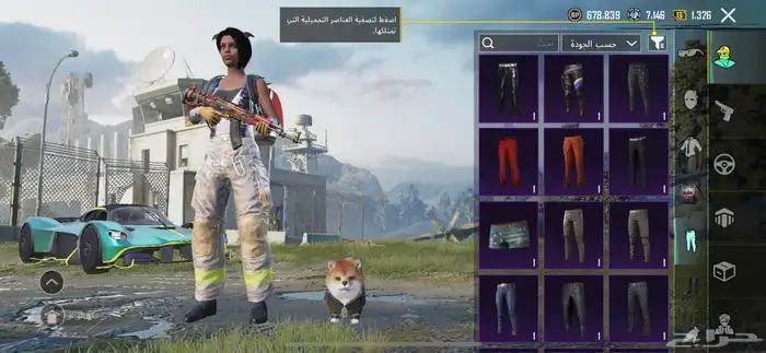 حساب ببجي 42