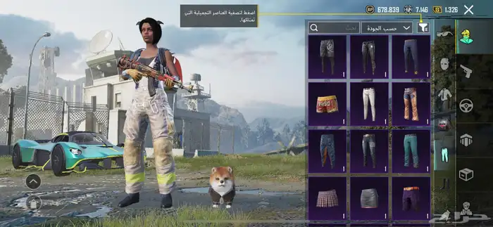 حساب ببجي 43
