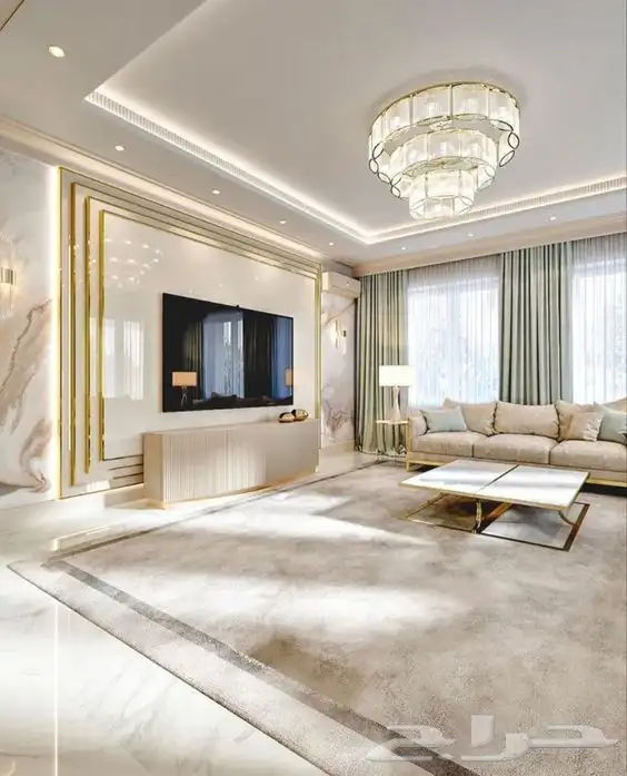 ديكور جبس مغربية جدار و سقفه 12