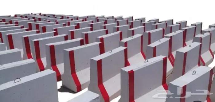 قواعد اناره وحواجز خرسانيه سفتي نيوجيرسي صبات مصدات 0