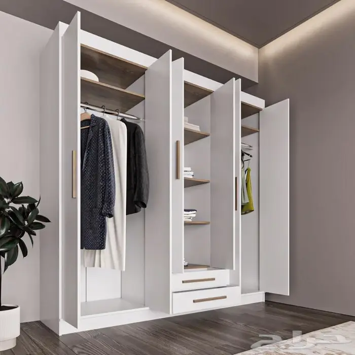 دولاب ملابس كبير وانيق تصميم فخم 1