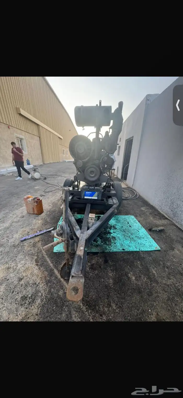 مولد متحرك على عجل بقوة 80 كيلو - 150 أمبير 4