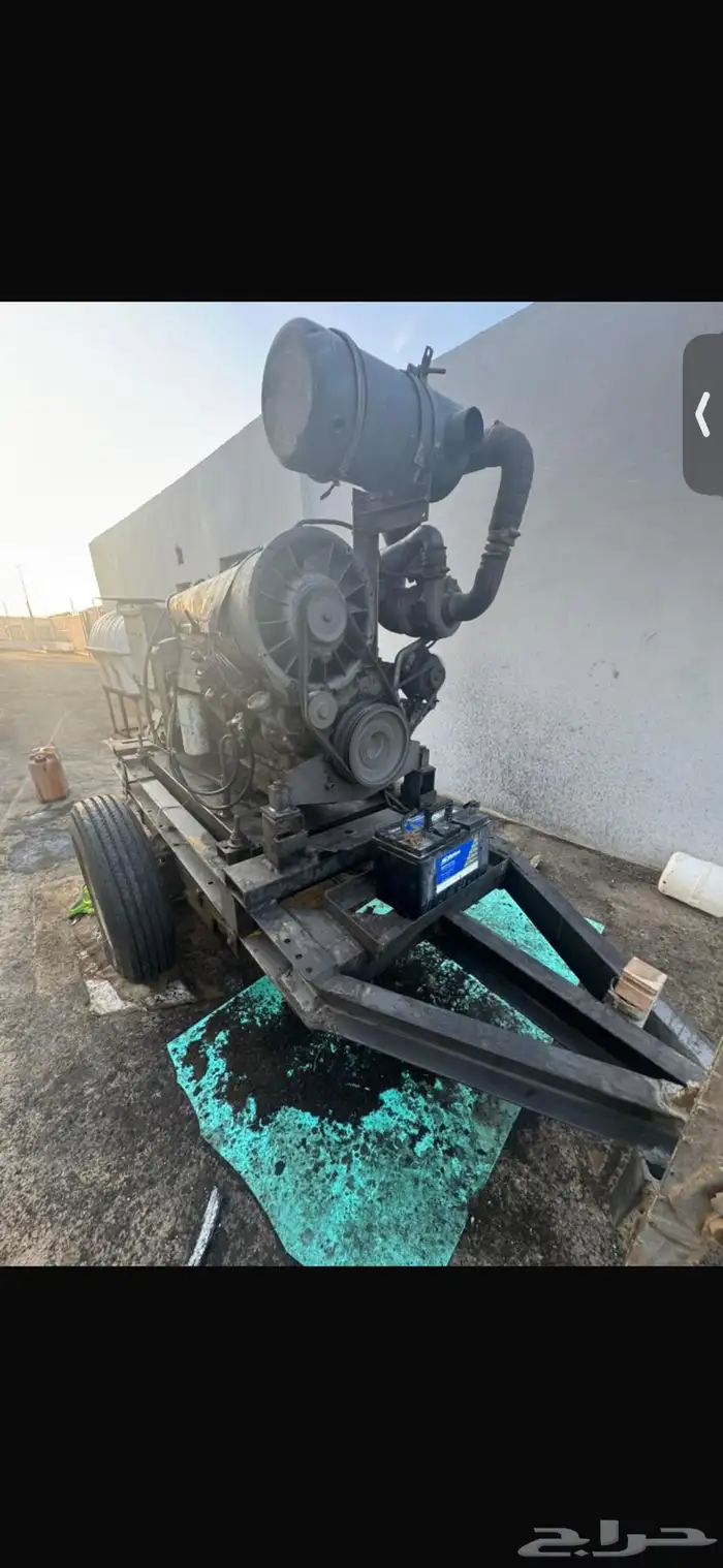 مولد متحرك على عجل بقوة 80 كيلو - 150 أمبير 0