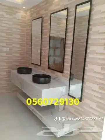 من المصنع للعميل مغاسل رخام تفصيل وتوريد (طبيعى  صناعى). 2