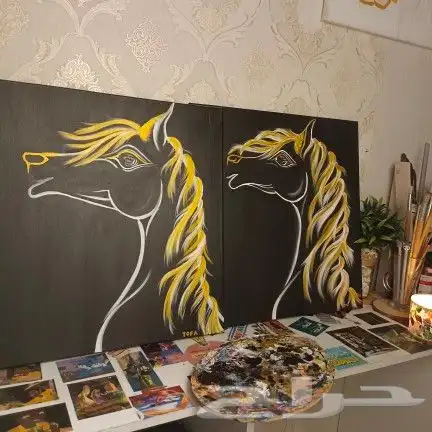لوحات فنية رسم 8