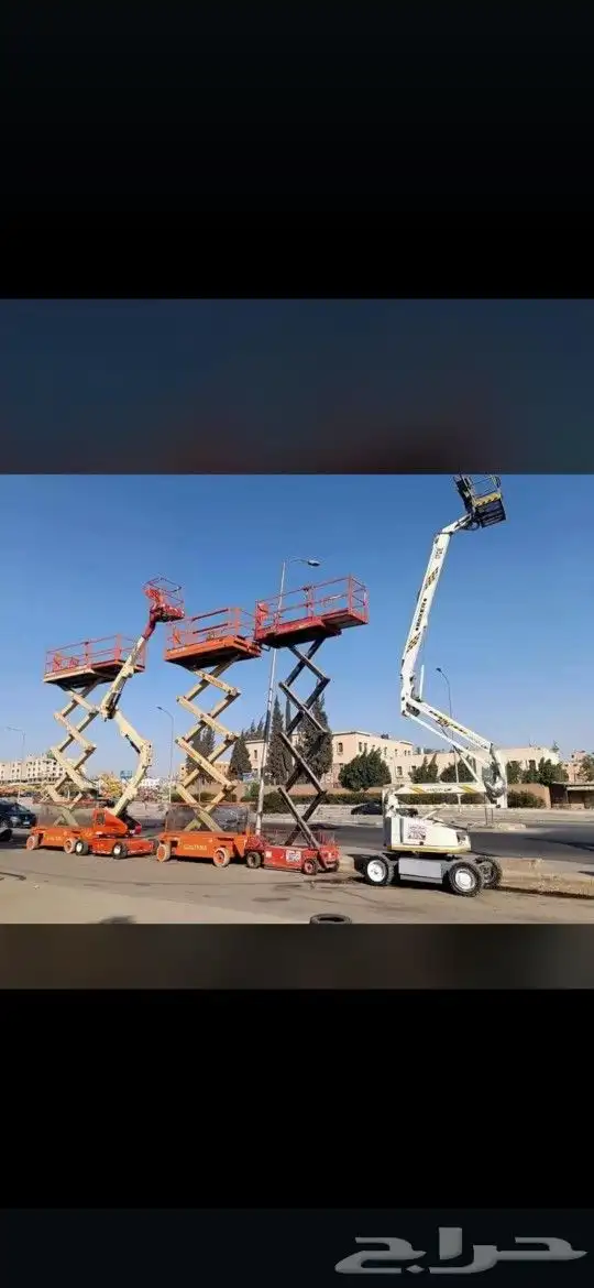 تأجير فوركلفت رافعه شوكيه كرينات ونش سيزار لفت مان لفت جميع 8