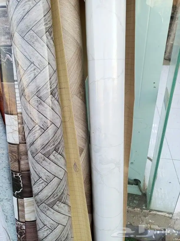 فينيل بلجيكي وفرنسي وامريكي مشمع بلاستيك باركيه 4