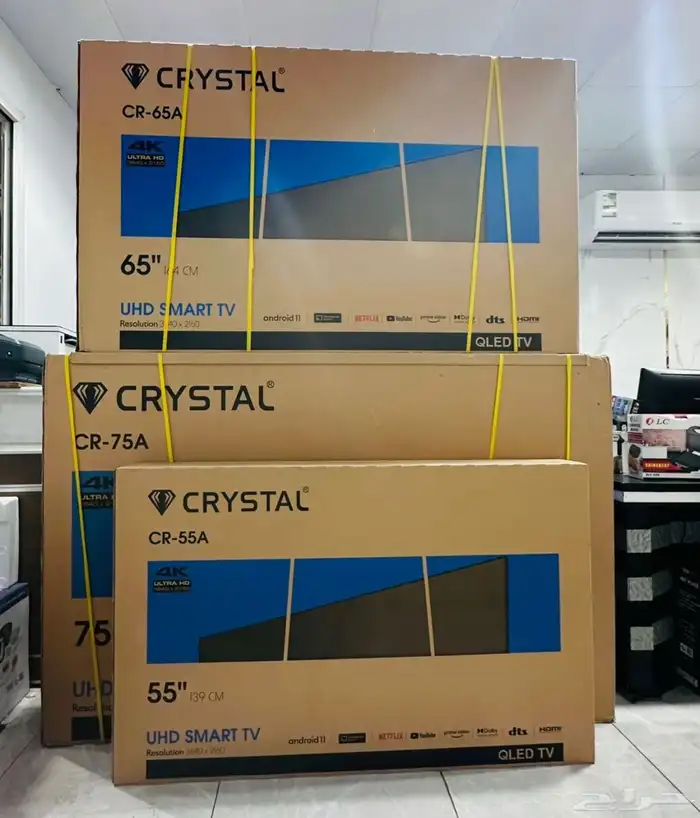 وصول شاشات كرستال كيولد QLED سمارت 4K Googla TV 0