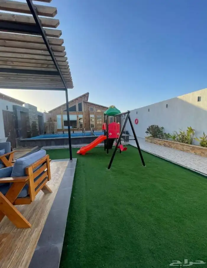 شاليه للايجار في جده مسبح بسخان كوخ شاليهات اكواخ فندقية 18