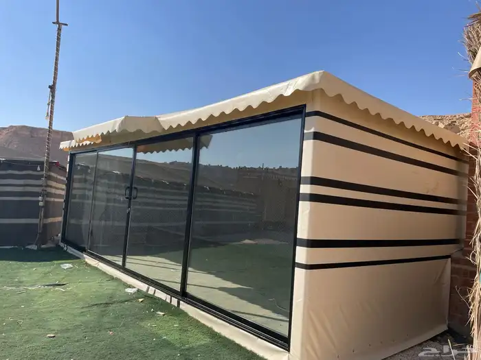 شراع بلاستيك بي في سي ضد المطر والشمس 0