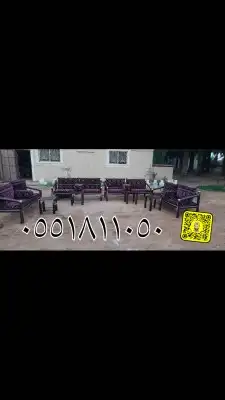 كراسي حديد   جلسات خارجي كرسي بكفرات  كنب   اثاث  القصيم  بر 16