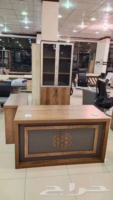 مكتب سكرتارية طقم عصرية فخم طاولة اجتماع محطة العمل موظفين 28