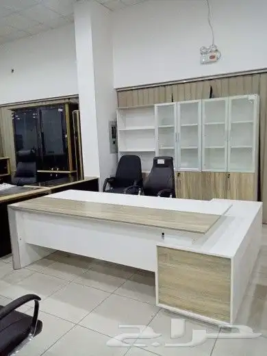 مكتب سكرتارية طقم عصرية فخم طاولة اجتماع محطة العمل موظفين 13