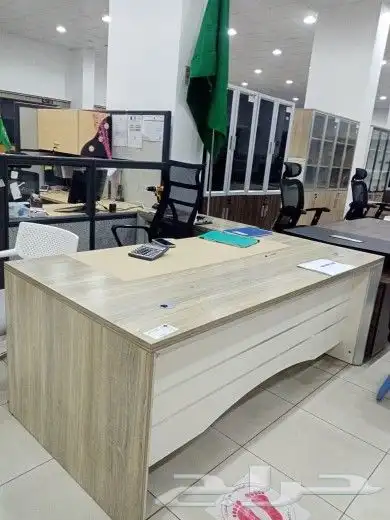 مكتب سكرتارية طقم عصرية فخم طاولة اجتماع محطة العمل موظفين 15