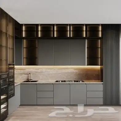 تفصيل مطابخ خشب وصاج وخزائن ورخام صناعي 6