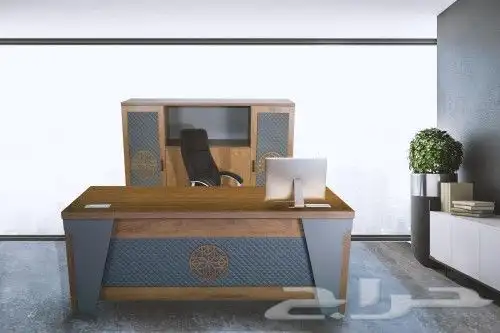 مكتب سكرتارية طقم عصرية فخم طاولة اجتماع محطة العمل موظفين 49