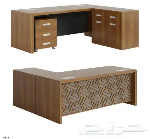 مكتب سكرتارية طقم عصرية فخم طاولة اجتماع محطة العمل موظفين 46