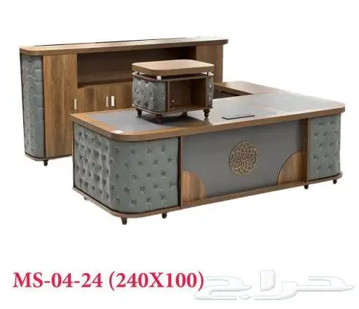 مكتب سكرتارية طقم عصرية فخم طاولة اجتماع محطة العمل موظفين 33