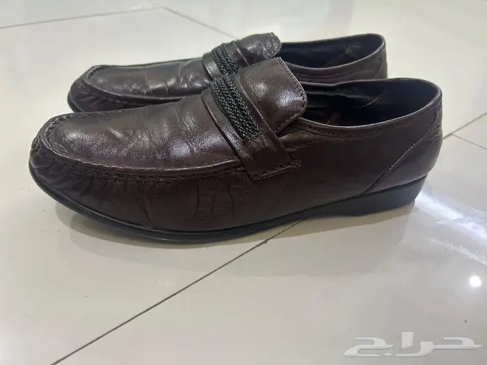 حذاء جلد طبيعي لون مميز 2