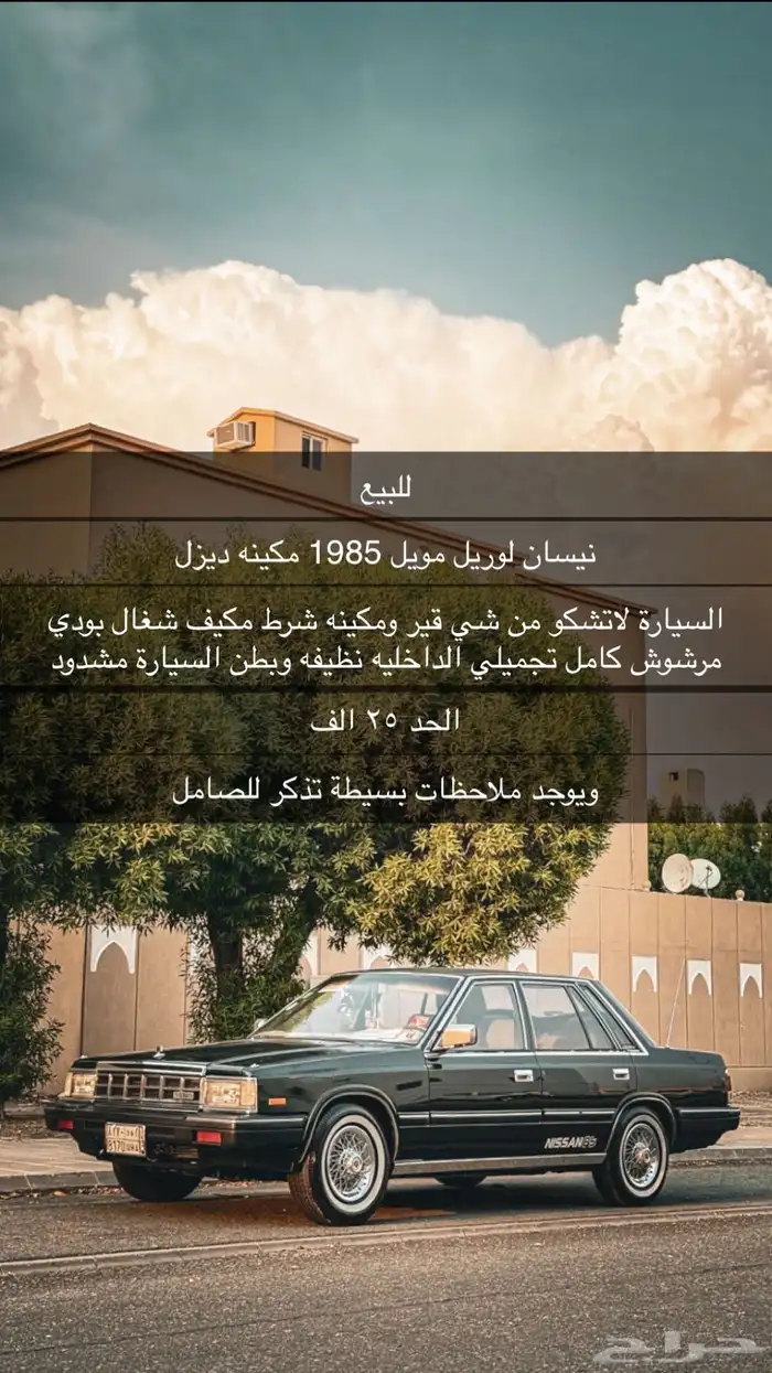 لوريل موديل 1985 نظيفة للبيع 7