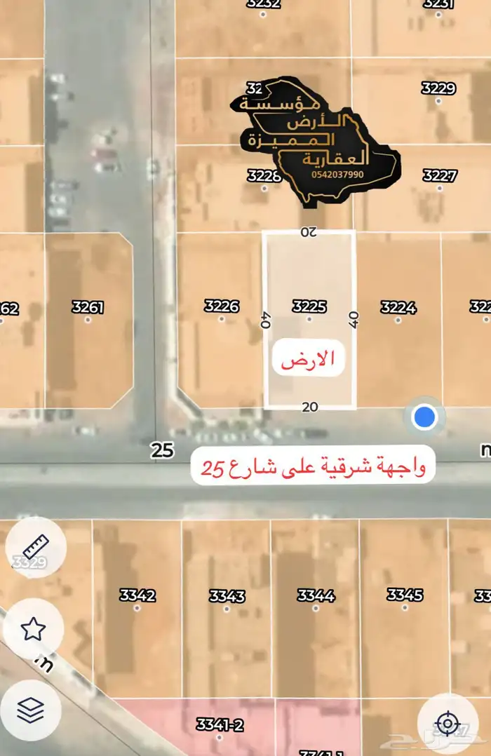 ارض سكنية للبيع في حي شوران هاء افضل موقع 1