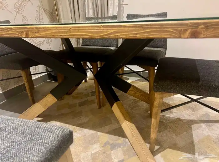 طاولة طعام 6 كراسي 3