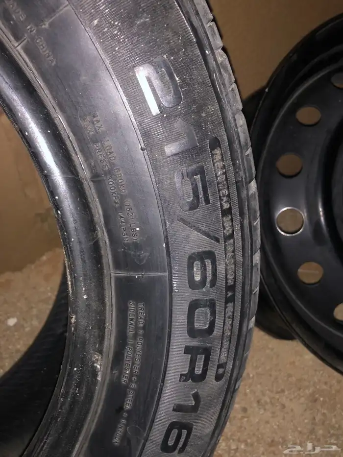 كفرات 16 مع جنط سوح 3