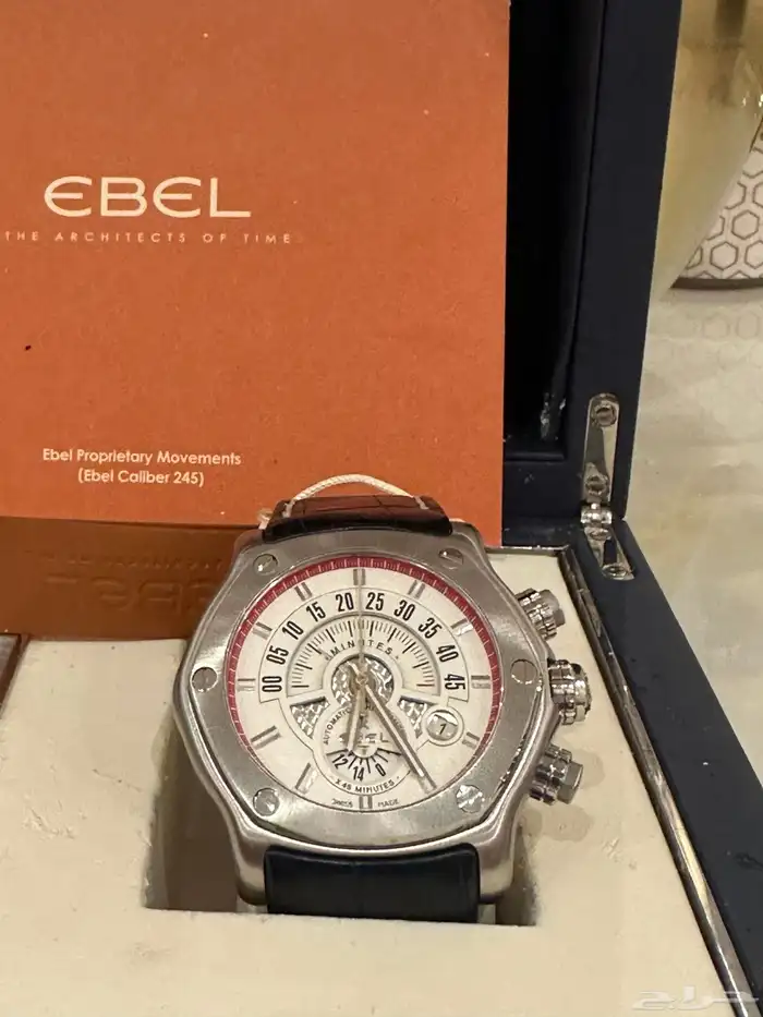 ساعة ايبل EBEL اصدار محدود نادي ارسنال 8