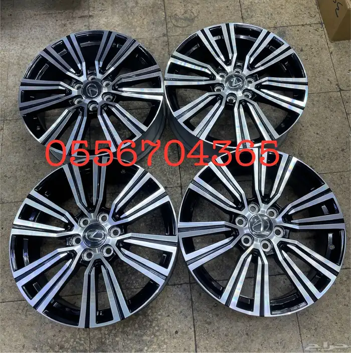 جنوط جيب لكزس Lx600 مقاس 22 اصلي وكالة موديل 2024 1
