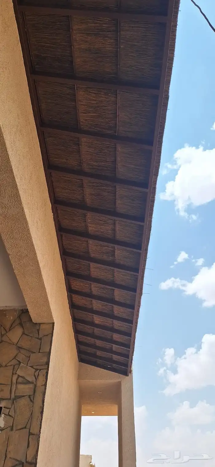 مظلات البامبو والقش والخيزران والسعف 4