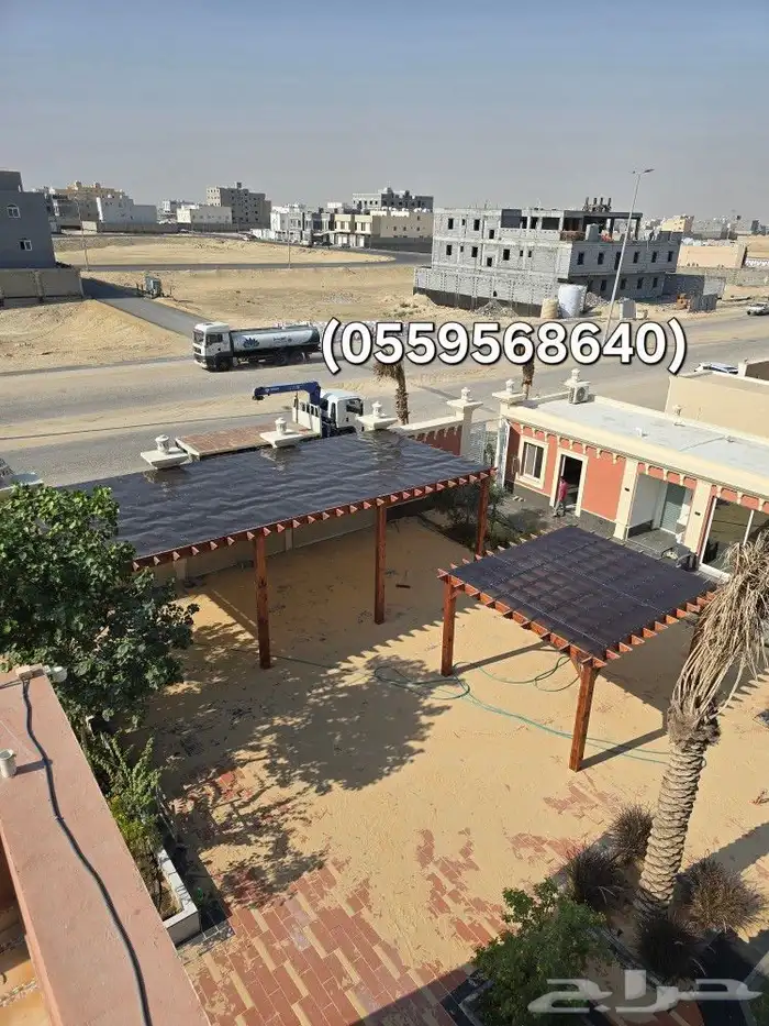 برجولات خشبيه 4