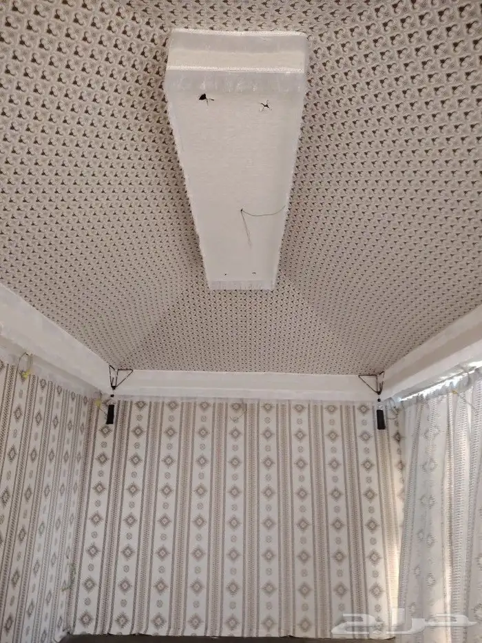 مشب نار قرميد جمالون قماش ملكي 5