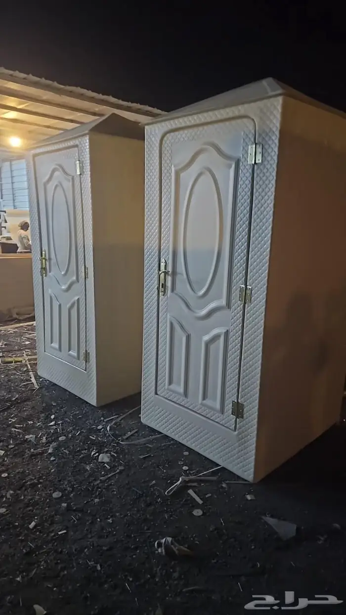 حمامات فيبر مغاسل حديد المخيمات 2