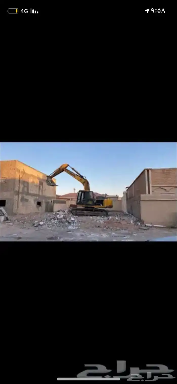للايجار معدات ثقيله هدم بيوت حفريات 6