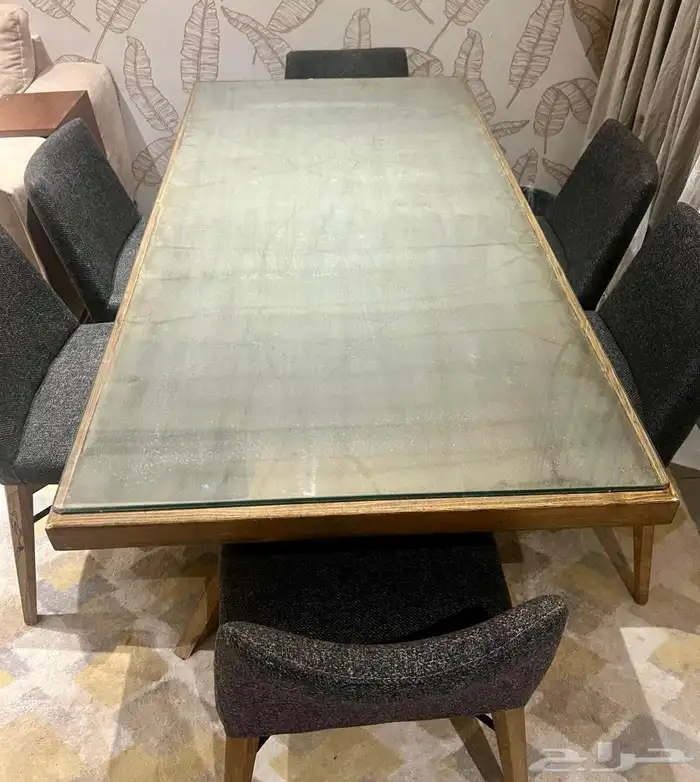 طاولة طعام 6 كراسي 0
