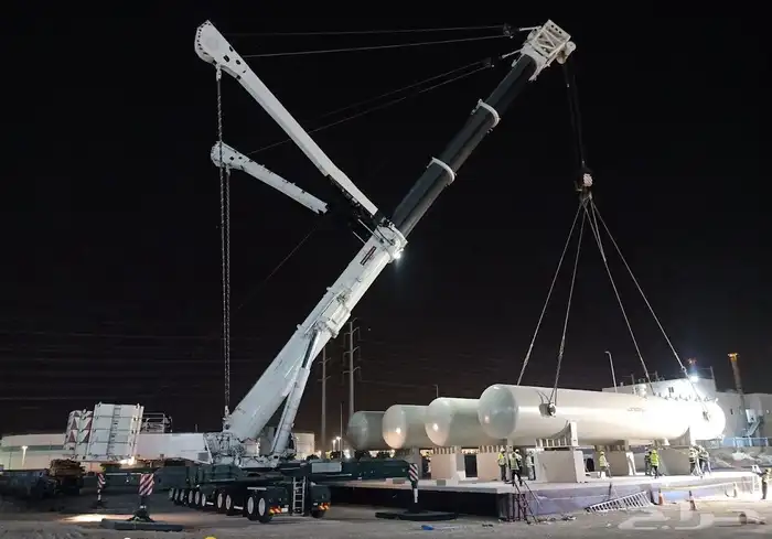 كرين 1200 طن  Crane 500 tons 750 tons 1200 tons 1