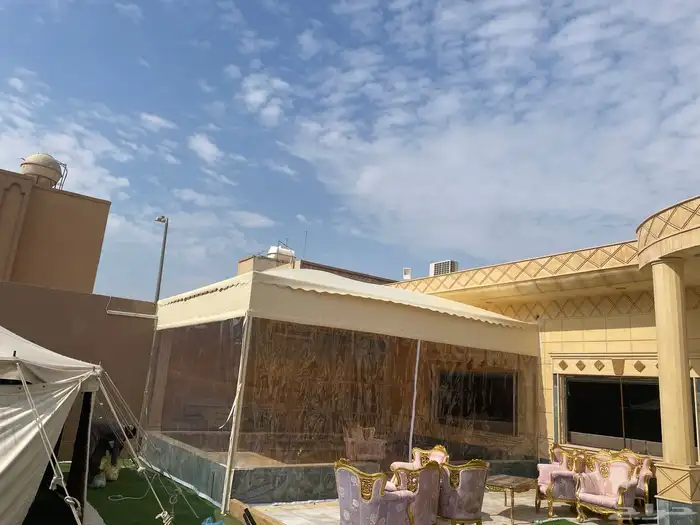 بلاستيك شفاف واجهه اماميه شفافات خيام وجلسات خارجيه 0